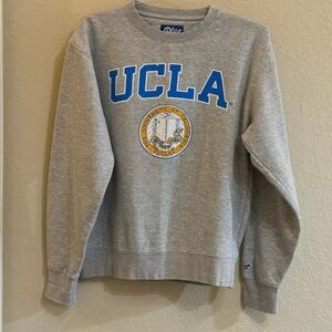 UCLA Sweatshirt Gray School Crest S NCAA Pullover Football California